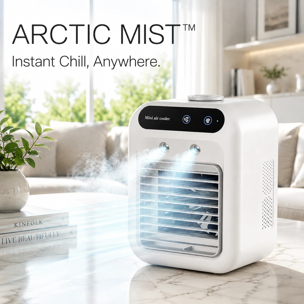 Portable 3-in-1 Air Cooler & Humidifier