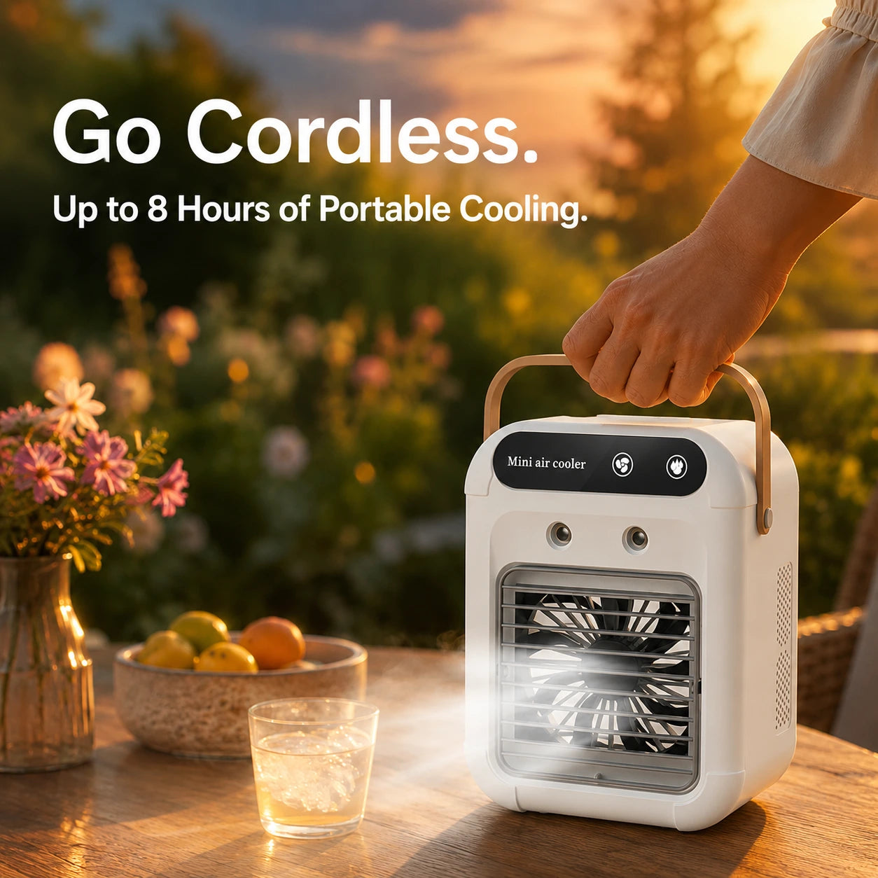 Portable 3-in-1 Air Cooler & Humidifier